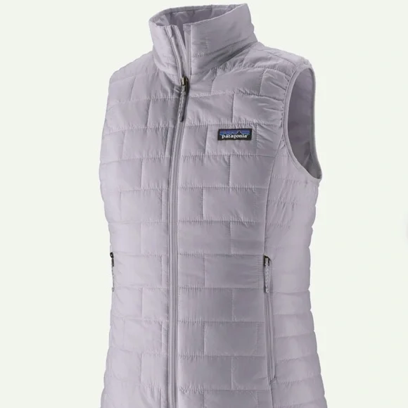 Patagonia Women's Nano Puff Cozy Puffer Vest in Permafrost Purple Size Small